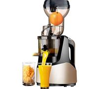 Exprimidor de masticación lenta, máquina de prensado en frío para frutas y verduras enteras, jugo de cítricos frescos y apio, 150 W, conserva vitaminas y nutrientes