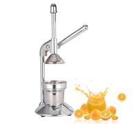 Exprimidor de naranja, manual de exprimidor, prensa de alto rendimiento, exprimidor manual y exprimidor de naranjas de acero inoxidable para zumo de cítricos, naranja, granada