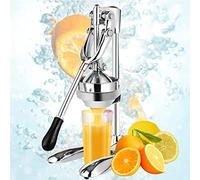 Exprimidor de Naranjas de Acero Inoxidable Juice Yield, exprimidor Profesional de cítricos, Extractor de Jugo Manual de Alta Resistencia, trituradora de Frutas de Gran diámetro para limón, g
