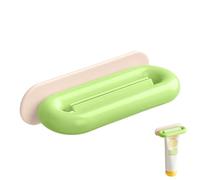 Exprimidor de pasta de dientes colorido, extrusor manual portátil y multicolor, práctico exprimidor dentífrico, ideal para casa, baño, viajes y camping, apto para toda la familia, Verde,