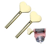 Exprimidor de pasta de dientes | Escurridor de tubo de rodillo de pasta de dientes de acero inoxidable de 2 piezas | Escurridor de tubo de rodillo de de de acero inoxidable, llave de exp