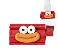 Exprimidor de pasta de dientes - Exprimidor de tubo con cara sonriente linda | Dispensador manual de pasta de dientes, herramienta multiusos para tubos de rodillos de dibujos animados para baño, baño