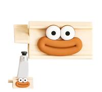 Exprimidor de pasta de dientes - Simpática herramienta para tubos con cara sonriente, dispensador manual | Soporte de baño, baño para un fácil uso, accesorio duradero, divertido diseño con cara