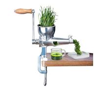 Exprimidor de Pasto de Trigo, Exprimidor Manual de Pasto de Trigo de Acero Inoxidable, Extractor de Frutas, Exprimidor Manual de Verduras para Uva, Apio, Col Rizada, Espinacas y