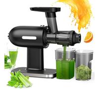 Exprimidor de prensa en frío para frutas y verduras, antiobstrucciones, fácil de limpiar con cepillo, perfecto para jugo saludable en casa, máquina de jugo rica en nutrientes, funcionamiento