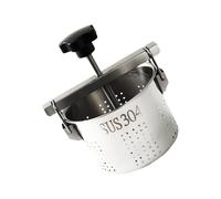 Exprimidor de relleno de albóndigas profesional de acero inoxidable ergonómico, utensilios de drenaje de cocina, extractor de jugos de verduras, removedor de agua de cocina