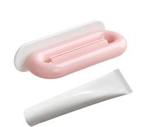 Exprimidor de tubo dentífrico, fácil soporte, extrusor portátil y colorido - Enrollador para tubos - Ideal para casa, baño, viajes y camping, apto para toda la familia
