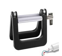 Exprimidor de tubos - Clip exprimidor de pasta, soporte de aluminio, prensa multifunción de 4,13 pulgadas con diseño compacto | Pasta de dientes, loción, tinte para el cabello, acondicionador