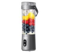 Exprimidor de verduras, prensado en frío de 600 ml, eléctrico con carga USB, batería de 2400 mAh y pantalla, portátil y multifuncional, ideal para batidos, camping y viajes.