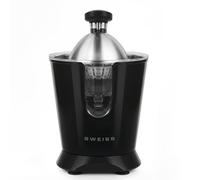 SWEISS - Exprimidor eléctrico profesional ZEST9, boquilla antigoteo, apto para lavavajillas, aparato silencioso, brazo articulado potente 160 W, color negro