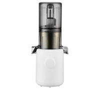 Hurom H310A - Exprimidor eléctrico para frutas y verduras, exprimidor en frío, máquina de helados, motor silencioso, limpieza rápida y fácil, alto rendimiento, sin bisfenol A, color blanco