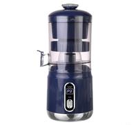 Exprimidor eléctrico con pantalla LCD, manejo con un solo toque, motor de 12.000 rpm, 95% de rendimiento de zumo, para limones, naranjas, limas de hasta 110 mm, fácil de limpiar, verde (azul)