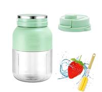 Exprimidor EléCtrico de CíTricos de 17 Oz, Sin Bpa, con Popote, Dos Tapas Y Cepillo, Ideal Para Batidos Y Licuados(Style B)