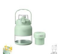 Exprimidor eléctrico de cítricos de 28 oz, multifuncional, inalámbrico, portátil, de gran capacidad, con pajita y 2 tapas, ideal for batidos de viaje.(Upgraded)