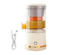 Exprimidor eléctrico de cítricos, extractor de limón naranja, separador automático, licuadora portátil de 7.4 V para jugo de y lima, fabricación compacta y fácil de limpiar