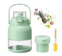 Exprimidor EléCtrico de CíTricos Sin Bpa de 17 Oz, con Pajita Y Dos Tapas, Licuadora PortáTil Para Batidos Y Jugos Frescos, Multifuncional, de Gran Capacidad, Ideal Para El Hogar Y Viajes(Style A)