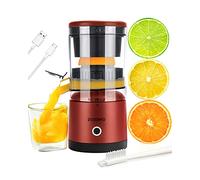 Exprimidor Eléctrico de Naranjas y Cítricos 45 W Con USB y Cepillo de Limpieza - Portátil Para Naranja, Limón, Pomelo