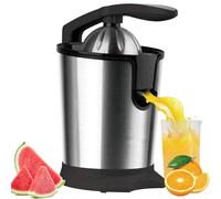 Exprimidor Eléctrico, Exprimidor De Acero Inoxidable De 180 W, 400 Ml, Mango Humanizado Y Base Estable, Adecuado para Naranja, Lima, Pomelo, Jugo De Limón, Hogar Y Cocina