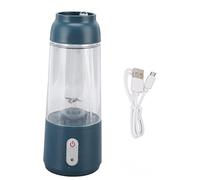 Exprimidor eléctrico portátil Xolsurg de 300 ml y 1200 mAh con carga USB, funcionamiento con un solo, ideal para oficina. (Verde oscuro)