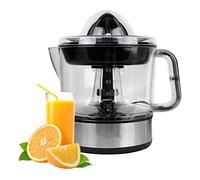 Exprimidor eléctrico profesional de acero inoxidable de 700 ml - MOKEKA alto rendimiento de zumo, 2 conos intercambiables, doble dirección de rotación, ideal para naranjas y cítricos