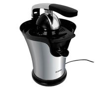 Exprimidor Eléctrico Silvano, Exprimidor de Naranjas con Palancas de Presión, Extractor Zumo 160W, Boquilla de Acero Inoxidable con Sistema Antigoteo, Base Antideslizante, Apto Lavavajillas