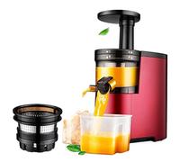 Exprimidor, exprimidor eléctrico, exprimidor para cítricos, naranja, verduras, fácil de limpiar, sin BPA, 150 W, rojo (tamaño: 1)