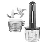 Exprimidor inalámbrico - Componente de procesador de alimentos automático, batería 1300 mAh y construcción de potencia 30 W, equipo de cocina | Picadora para ensalada de cebollas y carne Frutas