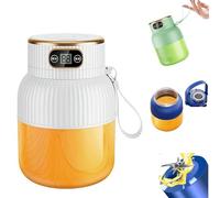 Exprimidor inalámbrico portátil, licuadora personal para batidos sobre la marcha, taza de jugo eléctrica actualizada 2026, taza compacta de viaje, electrodomésticos, licuadora exprimidora para el