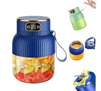 Exprimidor inalámbrico portátil, licuadora personal para batidos sobre la marcha, taza de jugo eléctrica actualizada 2026, taza compacta de viaje, electrodomésticos, licuadora exprimidora para el