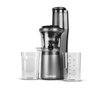nutribullet Slow Juicer, nutribullet Exprimidor, exprimidor cold press, extractor de zumos de frutas y verduras, capacidad de 700ml, negro, NBJ500