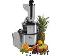 Exprimidor lento Steba apto para casi todo tipo de frutas y verduras, así como hierbas e incluso patatas, piezas aptas para lavavajillas. E 400.