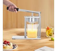 Exprimidor manual de acero inoxidable, 500 ml, vaso medidor de 30 cm, mango para sandía, uvas, granadas