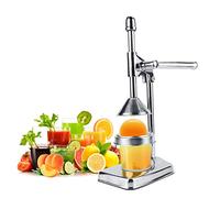 Exprimidor manual de acero inoxidable eficaz y ergonómico para naranjas y frutas, de grado alimenticio