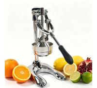 Exprimidor manual de acero inoxidable, prensa de jugo con mango extendido