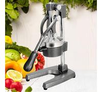Exprimidor manual de cítricos de grado comercial, no se pela, no necesita agua, fácil de limpiar, resistente, perfecto para naranjas, limones, limas, granadas