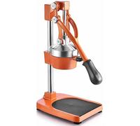 Exprimidor manual de cítricos de hierro fundido de alta resistencia, exprimidor de zumo de naranja de acero inoxidable para limón, lima y granada, extractor manual de grado comercial.