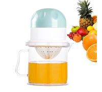 Exprimidor manual de cítricos de mano de 450 ml, para cítricos, para picnic, viajes, desayuno, gimnasio, bar, casa, camping, para el hogar, apartamento de estudiantes, camping