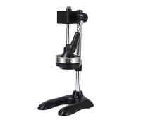 Exprimidor manual de cítricos de metal, prensa manual de frutas, exprimidor de naranjas y limones, máquina de jugos comercial para el hogar, grado profesional de frutas(Black/18 * 23 * 25)