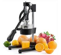 Exprimidor manual de cítricos, exprimidor de naranjas de alta resistencia con embudo separable, exprimidor profesional de limones, máquina de frutas de acero inoxidable para uso doméstico