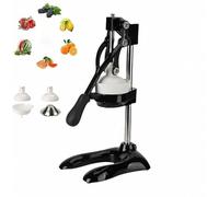 Exprimidor manual de cítricos, exprimidor grande de hierro fundido para jugo de naranja, limón, lima y granada, fácil de limpiar