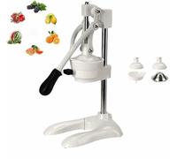 Exprimidor manual de cítricos, exprimidor grande de hierro fundido para jugo de naranja, limón, lima y granada, fácil de limpiar