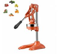 Exprimidor manual de cítricos, exprimidor grande de hierro fundido para naranja, limón, lima, jugo de granada, herramienta de cocina fácil de limpiar