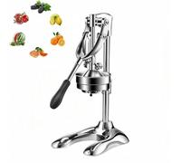 Exprimidor manual de cítricos, exprimidor grande de hierro fundido para naranja, limón, lima, jugo de granada, fácil de limpiar