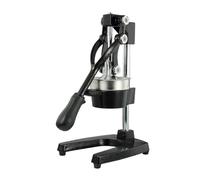 Exprimidor manual de cítricos, extractor y prensa de jugos, exprimidor de encimera para jugo de naranja fresco (negro)