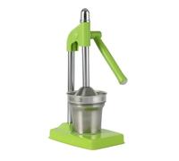 Exprimidor Manual de cítricos, prensa de limón de acero inoxidable pesado for barra de cocina, Extractor de jugo eficiente sin pulpa(Green)
