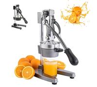 Exprimidor manual de cítricos, prensa manual de hierro fundido resistente para extracción de jugo de naranja, limón, lima, pomelo
