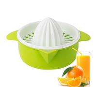 Exprimidor manual de cítricos, prensa manual de limón, herramienta de exprimido portátil multifuncional con cuenco colador, para cocina, cocina, hogar, de frutas frescas, batidos, accesorios de