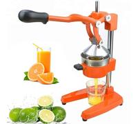 Exprimidor manual de cítricos resistente - Prensa profesional de frutas de hierro fundido para una fácil limpieza y jugo de granada de lima fresca - Exprimidor para uso en cocina