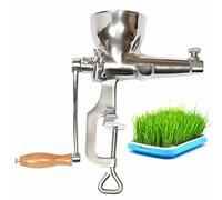 Exprimidor manual de hierba de trigo de acero inoxidable exprimidor de frutas vegetales repollo, apio perenne Extractor de mano Nutrición y salud Jugo Alto rendimiento de jugo