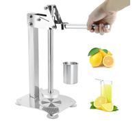 Exprimidor manual de limón de sobremesa, prensador de limas de acero inoxidable, triturador multifuncional para cocina.